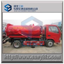 Dongfeng 4X2 Rhd 4 Cbm Cisterna de succión de vacío